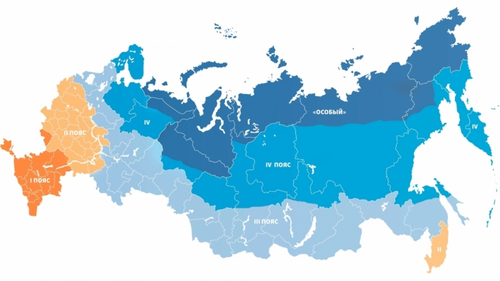 Климатические пояса России и выбор спецодежды
